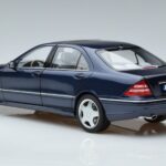 Mercedes S55 AMG W220 Blau Norev 1:18 183817 Metall - image 6 of 7