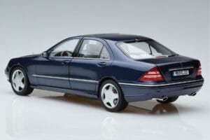 Mercedes S55 AMG W220 Blau Norev 1:18 183817 Metall – Bild 6 von 7