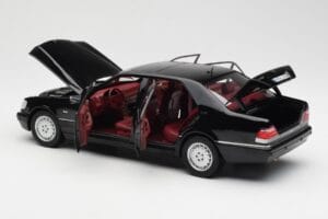 Mercedes S600 W140 Schwarz Norev 1:18 183722 Metall – Bild 5 von 8