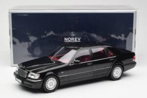 Mercedes S600 W140 Schwarz Norev 1:18 183722 Metall – Bild 8 von 8