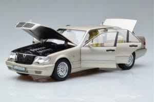 Mercedes S600 W140 Silber Norev 1:18 183723 Metall – Bild 2 von 7