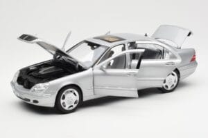 Mercedes S600 W220 Silber Metallic Norev 1:18 183810 Metall – Bild 2 von 8