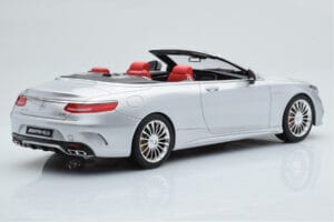 Mercedes AMG S65 A217 Cabriolet Silber GT Spirit 1:18 GT764 Resin – Bild 2 von 6