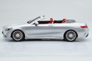 Mercedes AMG S65 A217 Cabriolet Silber GT Spirit 1:18 GT764 Resin – Bild 3 von 6