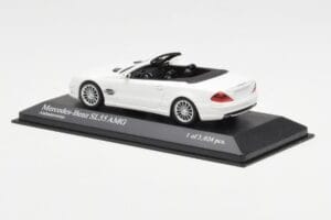 Mercedes SL 55 AMG R230 Weiss Minichamps 1:43 400036170 Metall – Bild 3 von 4