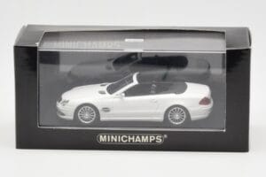 Mercedes SL 55 AMG R230 Weiss Minichamps 1:43 400036170 Metall – Bild 4 von 4