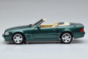 Mercedes SL500 R129 Grün Metallic Norev 1:18 183753 Metall – Bild 5 von 8