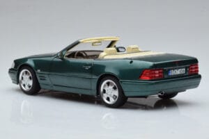 Mercedes SL500 R129 Grün Metallic Norev 1:18 183753 Metall – Bild 7 von 8
