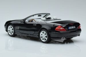 Mercedes SL500 R230 Schwarz Norev 1:18 183840 Metall – Bild 6 von 8