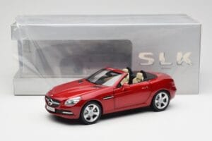 Mercedes SLK R172 Designo Zirkon Rot Minichamps 1:18 B66960513 Metall – Bild 8 von 8