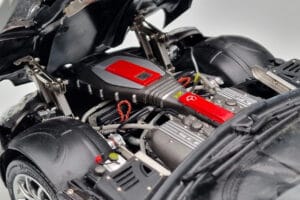 Mercedes SLR McLaren Schwarz CMC 1:18 M-045F Metall – Bild 9 von 10
