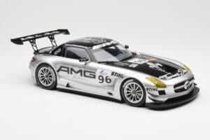 Mercedes SLS AMG GT3 #96 M. Hakkinen AMG Customer Sports 6 Hours of Zhuhai ILMC 2011 Minichamps 1:18 B66960197 Metall – Bild 4 von 6