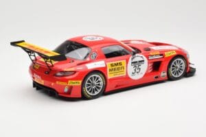 Mercedes SLS AMG GT3 #35 Team Black Falcon T. Heyer / Jafer / Lemeret 24 Hours of Spa 2011 Minichamps 1:18 151113135 Metall – Bild 2 von 6