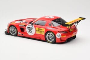 Mercedes SLS AMG GT3 #35 Team Black Falcon T. Heyer / Jafer / Lemeret 24 Hours of Spa 2011 Minichamps 1:18 151113135 Metall – Bild 5 von 6