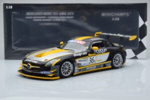 Mercedes SLS AMG GT3 Team Erebus Motorsport #36 B. Schneider / A. Jager / C. Roloff Winners Bathurst 12 Hours 2013 Minichamps – Bild 6 von 6