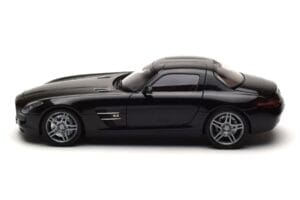 Mercedes SLS AMG Obsidian Schwarz Metallic Minichamps 1:18 B66960042 Metall – Bild 4 von 7