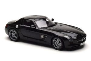 Mercedes SLS AMG Obsidian Schwarz Metallic Minichamps 1:18 B66960042 Metall – Bild 5 von 7