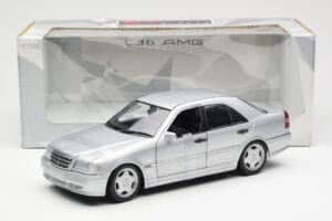 Mercedes C36 AMG W202 Silber UT Models 1:18 180035000 Metall – Bild 6 von 6