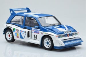 MG Metro 6R4 #14 D. Llewellin / P. Short RAC Rally 1986 IXO 1:18 18RMC068C Metall – Bild 4 von 6