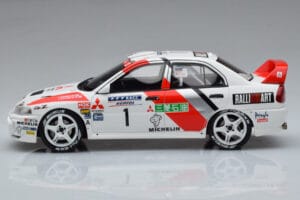 Mitsubishi Lancer Evo 4 T. Makinen / S. Harjanne Rally Catalunya 1997 Otto 1:18 OT409 Resin – Bild 3 von 6
