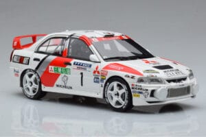 Mitsubishi Lancer Evo 4 T. Makinen / S. Harjanne Rally Catalunya 1997 Otto 1:18 OT409 Resin – Bild 4 von 6
