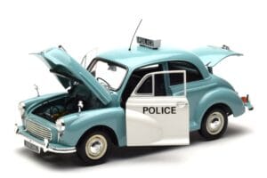 Morris Minor Polizei Blau & Weiss Minichamps 1:18 150137090 Metall – Bild 2 von 8