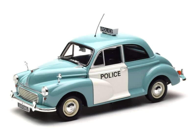 Morris Minor Polizei Blau & Weiss Minichamps 1:18