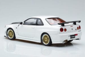 Nissan Skyline GT-R R34 Nismo Z-Tune Weiss MotorHelix 1:18 M83407 Metall – Bild 7 von 11