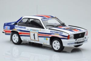 Opel Ascona 400 Rothmans #1 W. Rohrl / C. Geistdorfer Rally Acropolis 1982 IXO 1:18 18RMC097A Metall – Bild 4 von 6