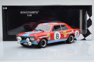 Opel Commodore A Steinmetz #8 Tuerlinx / T. Pilette 24 Hours of Spa 1972 Minichamps 1:18 155724608 Metall – Bild 6 von 6