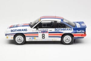 Opel Manta 400 Rothmans #8 J. McRae / I. Grindrod Lombard RAC Rally 1983 IXO 1:18 18RMC038A Metall – Bild 3 von 6