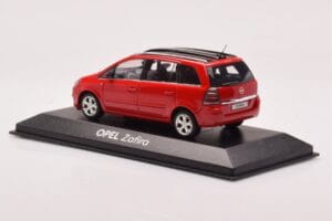 Opel Zafira B OPC Rot Minichamps 1:43 400045300 Metall – Bild 3 von 4