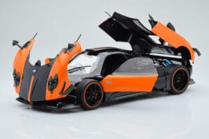 Pagani Zonda Cinque Orange St Tropez Almost Real 1:18 850603001 Metall – Bild 8 von 8