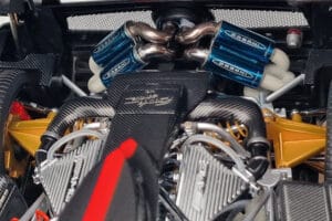 Pagani Zonda Cinque Weiss Benny Almost Real 1:18 850601001 Metall – Bild 9 von 12