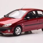 Peugeot 206 S16 Rot Otto 1:18