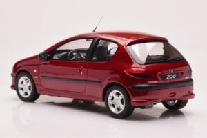 Peugeot 206 S16 Rot Otto 1:18 OT1039 Resin – Bild 5 von 6