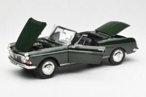 Peugeot 404 Cabriolet Antique Green Limitierte Auflage Norev 1:18 184829 Metall – Bild 2 von 8