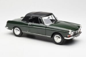 Peugeot 404 Cabriolet Antique Green Limitierte Auflage Norev 1:18 184829 Metall – Bild 6 von 8