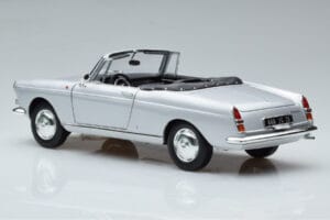 Peugeot 404 Cabriolet Silber Norev 1:18 184835 Metall – Bild 7 von 8