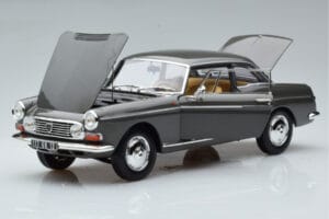 Peugeot 404 Coupe Graphite Grau Norev 1:18 184834 Metall – Bild 2 von 7