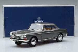 Peugeot 404 Coupe Graphite Grau Norev 1:18 184834 Metall – Bild 7 von 7