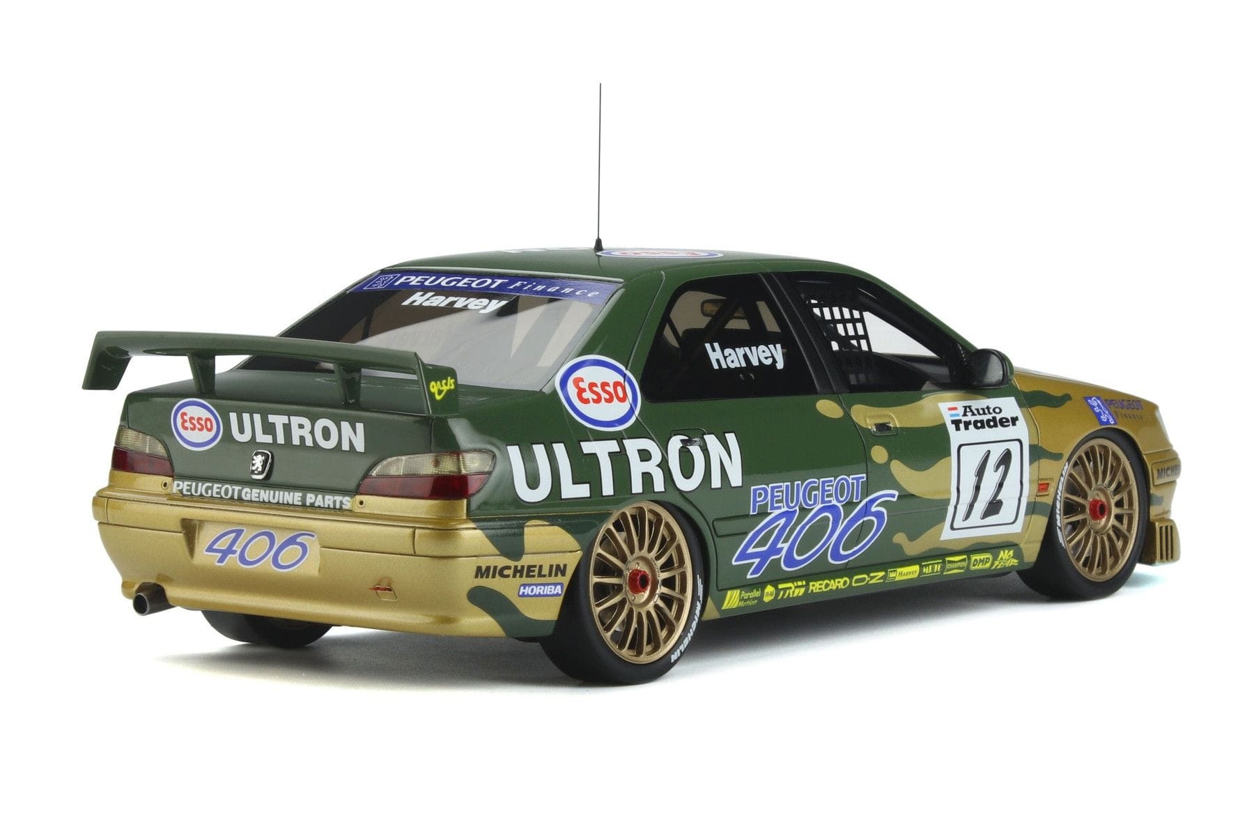 Peugeot 406 #12 T. Harvey BTCC 1996 Otto 1:18 OT828 Resin – Bild 2 von 5