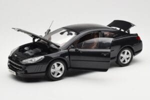 Peugeot 407 Coupé Schwarz Norev 1:18 184752 Metall – Bild 2 von 8