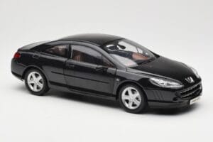 Peugeot 407 Coupé Schwarz Norev 1:18 184752 Metall – Bild 6 von 8