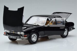 Peugeot 504 Coupe Schwarz Norev 1:18 184816 Metall – Bild 2 von 7
