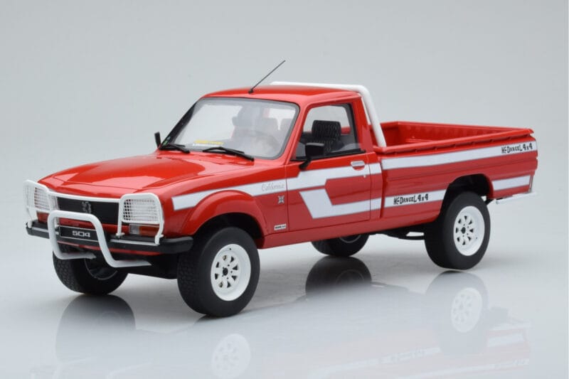 Peugeot 504 Dangel Pickup Rot Otto 1:18