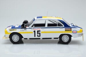 Peugeot 504 Ti #15 B. Consten Rally Morocco 1975 IXO 1:18 18RMC044C Metall – Bild 3 von 6
