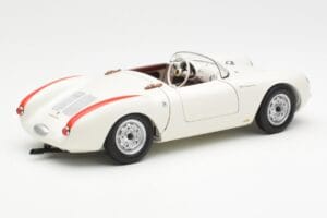 Porsche 550 Spyder 70 Jahre Edition Weiss Schuco 1:18 450033300 Metall – Bild 3 von 8