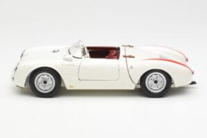 Porsche 550 Spyder 70 Jahre Edition Weiss Schuco 1:18 450033300 Metall – Bild 4 von 8