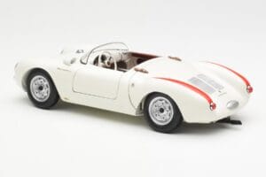 Porsche 550 Spyder 70 Jahre Edition Weiss Schuco 1:18 450033300 Metall – Bild 7 von 8
